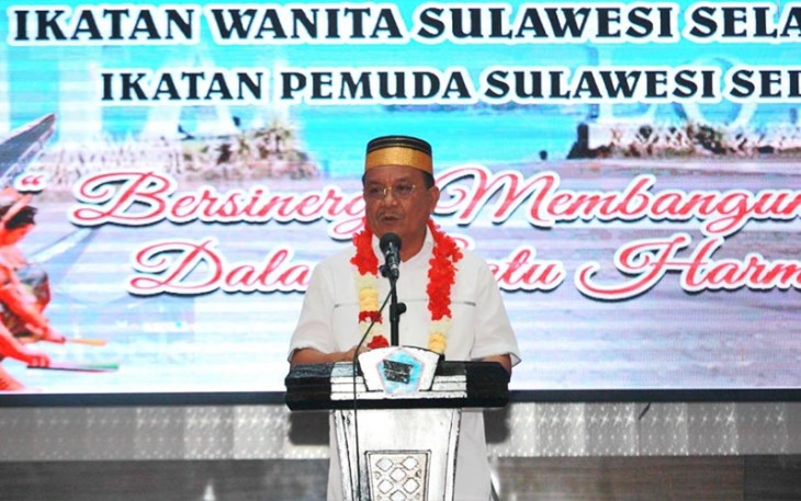 Walikota Bitung saat memberikan sambutan