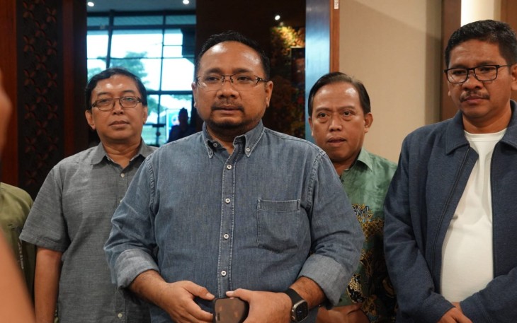 Gus Men sapaan Akrab Menag Yaqut, di Cengkareng, Kamis (11/1/2024).