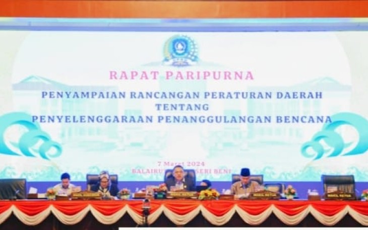 Pemerintah Provinsi Kepulauan Riau Sampaikan Ranperda Tentang Penyelenggaraan Penanggulangan Bencana