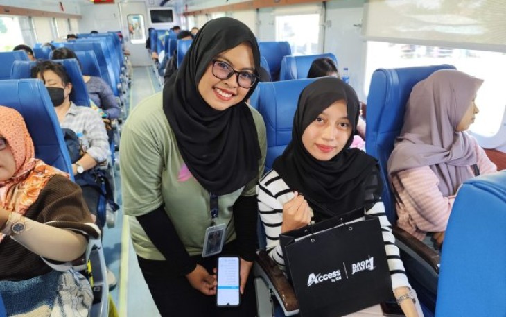 Penumpang KA Blambangan Ekspres 
