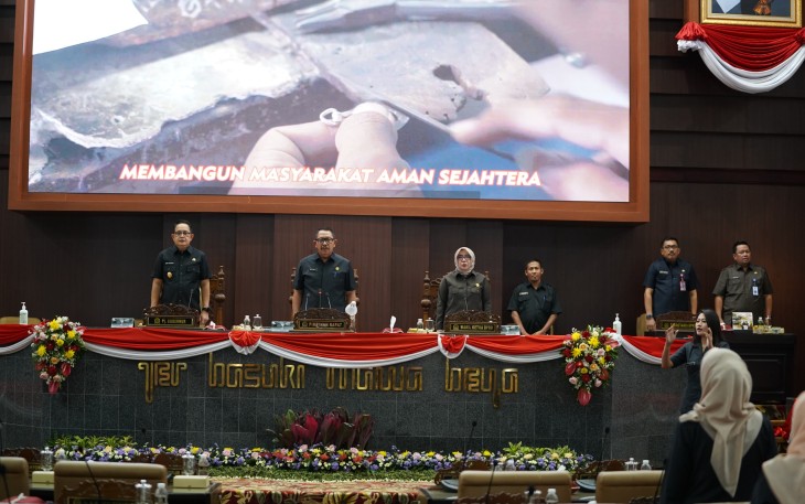 Rapat Paripurna DPRD Jatim, Rabu 22 Mei 2024.
