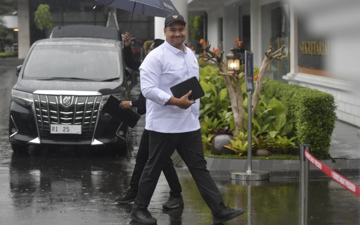 Menpora RI Dito Ariotedjo mendapat arahan dari Presiden Prabowo Subianto untuk meluncurkan gerakkan Indonesia Bugar yang dilakukan secara masif sejak usia Sekolah Dasar di Jakarta, Senin (9/12)