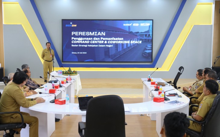 Kepala BSKDN Resmikan Command Center