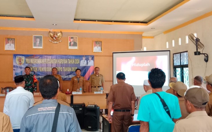 Pra Musrenbang Penyusunan RKPD Tahun 2025 Kecamatan Haruyan