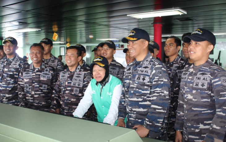 Unsur Kapal Perang TNI AL Dukung Kemensos Dalam Ekspedisi Kebangsaan Maluku Tenggara