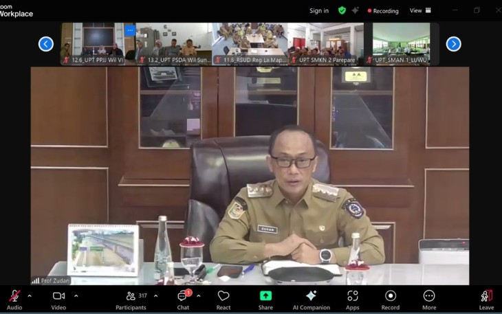 Pj Gubernur Sulsel Prof Zudan Arif Fakrulloh 