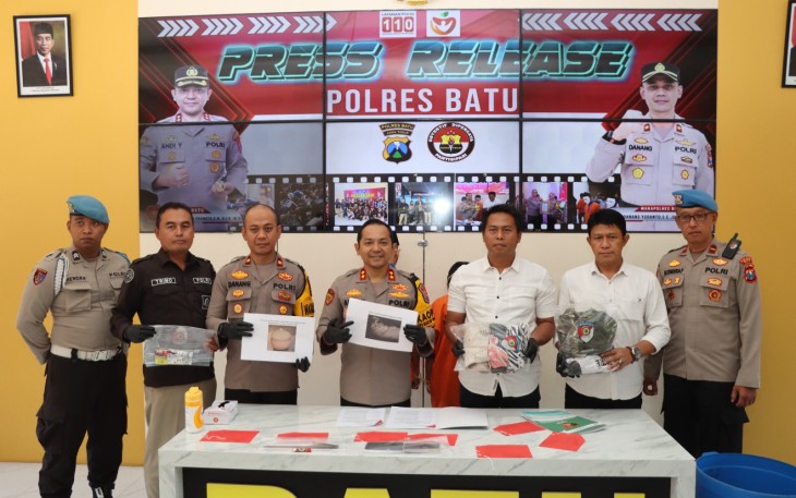 Polres Batu Berhasil Ungkap Perkara Aborsi Terhadap Anak di Dalam Kandungan