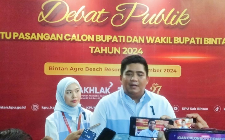 KPU Bintan Gelar Debat Publik Paslon Bupati Bintan dan Wakil Bupati Bintan Periode  2024-2030