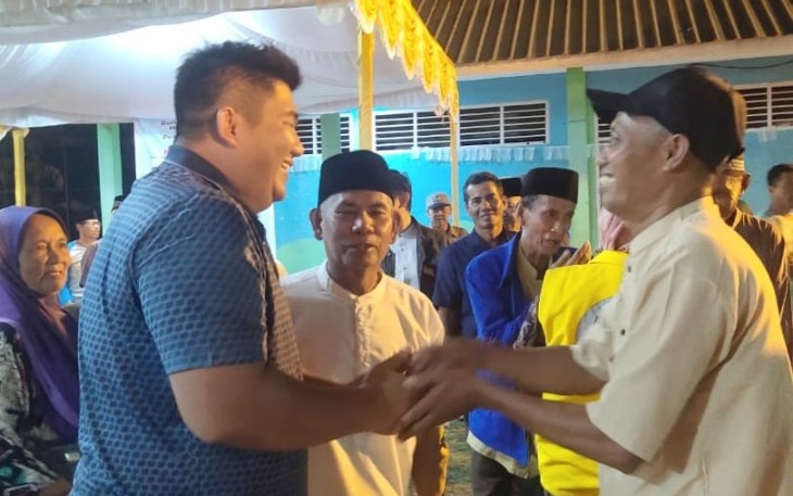 Antusias Masyarakat Desa Pengujan Hadiri Kampanye Pasangan Calon Bupati dan Wakil Bupati Bintan