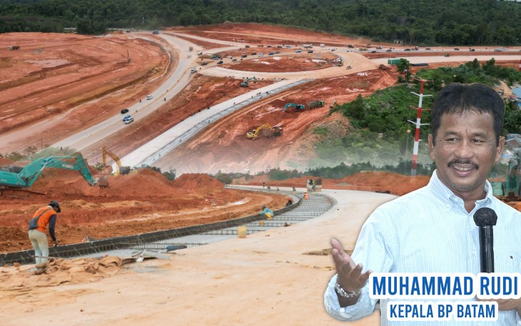 Muhammad Rudi Langsung Tinjau Progres Proyek Infrastruktur