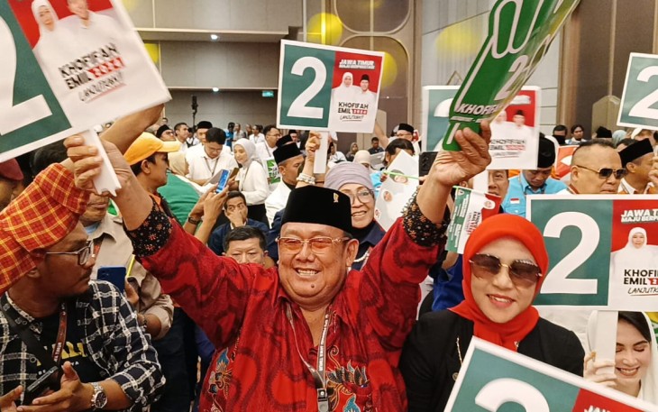 Loyalis PDIP dan Eks Koordinator Relawan Risma All Out Menangkan Khofifah-Emil di Basis Merah