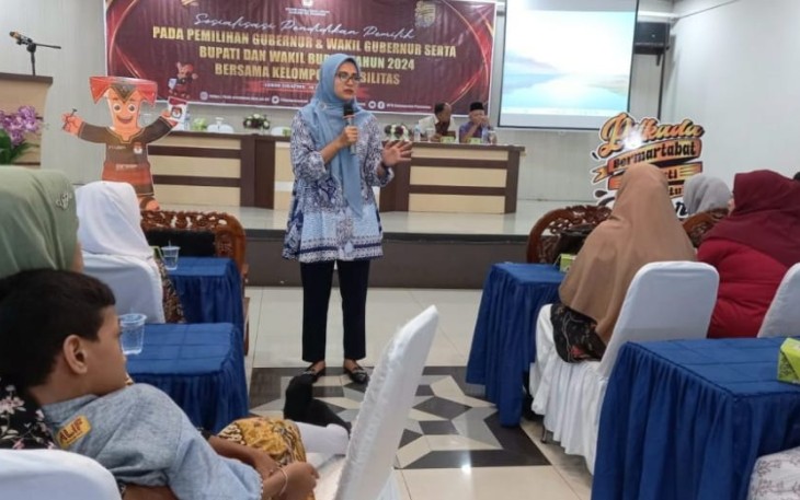 KPU Pasaman Sosialisasikan Pilkada 2024 yang Ramah Bagi Disabilitas
