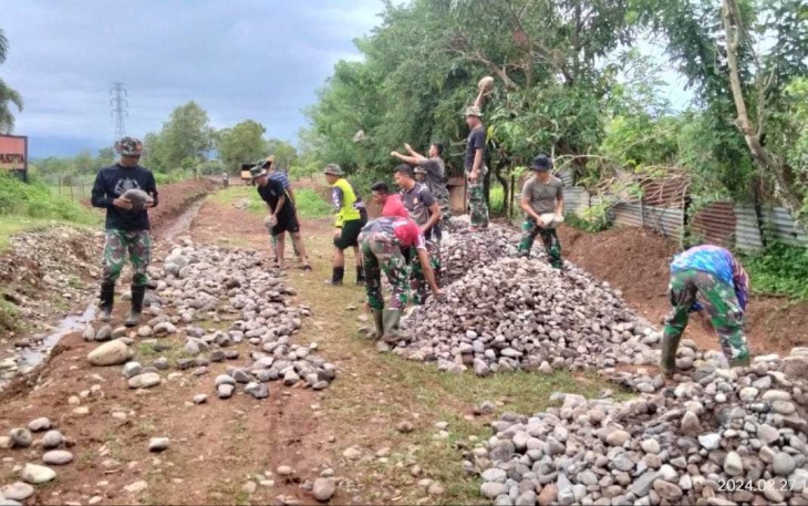 Pengerjaan Program TMMD Kodim Gowa