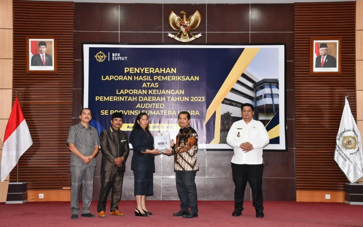 Pemkab Samosir Raih Opini Tujuh Kali Berturut-turut