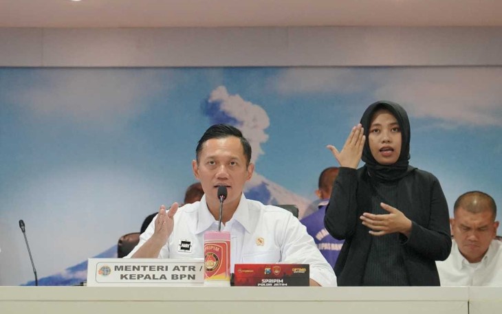 Menteri ATR/Kepala BPN, Agus Harimurti Yudhoyono (AHY) 