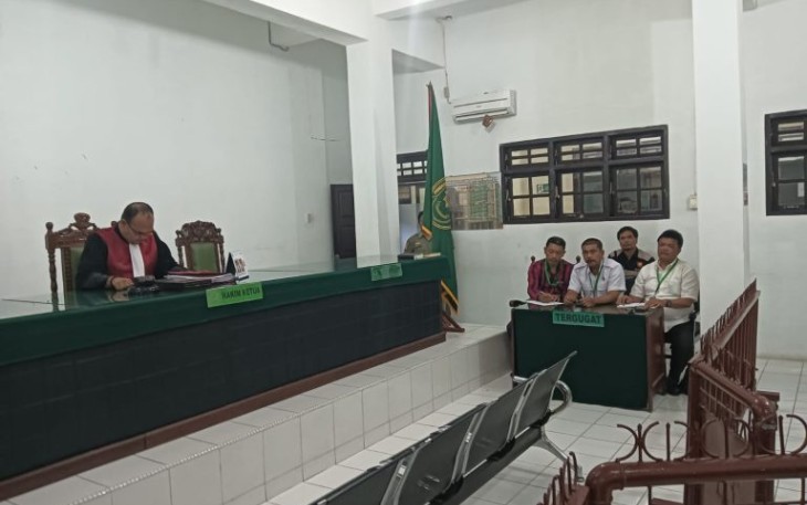 Dokumentasi Sidang Papradilan Kasus Penganiayaan Barito dkk