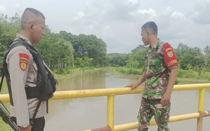 Polsek Belitang III Bersama Koramil 403-04 Belitang Beri Imbauan Kepada Masyarakat