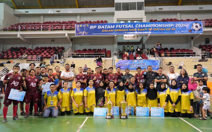 Laga Penutup BP Batam Futsal Championship 2024 Berlangsung Seru