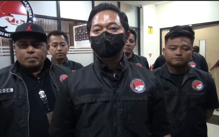 Kanit Narkoba Polres Metro Jakarta Barat, AKP Hamdan Agus di Mapolres Metro Jakarta Barat pada Jumat (5/1/2024). 
