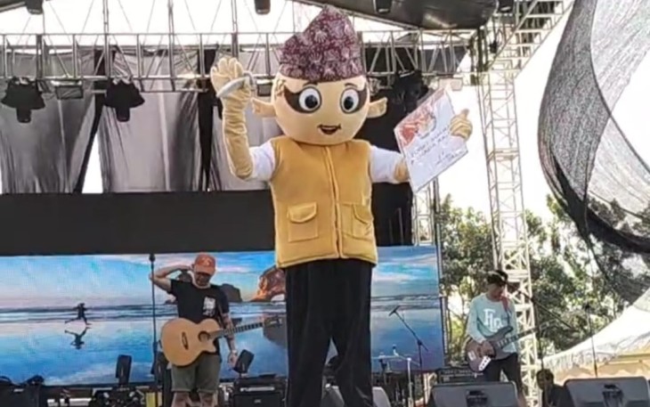 Peluncuran Maskot Pilkada Kaur 2024