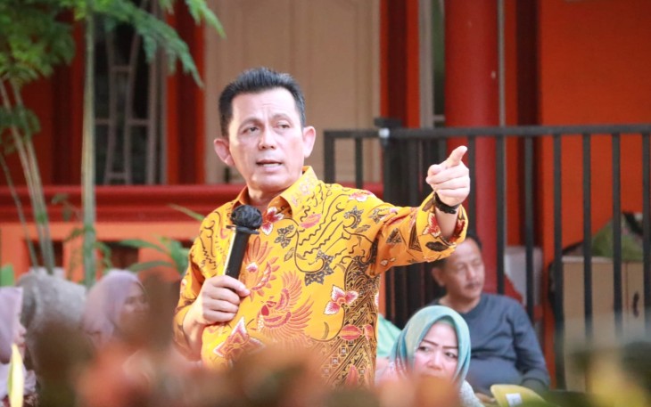 Gubernur Kepulauan Riau H Ansar Ahmad saat Silaturahmi Bersama Masyarakat Perumahan Muka Kuning Batam
