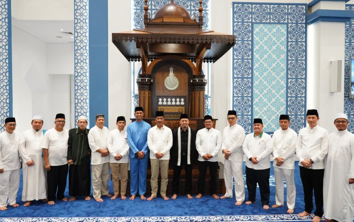 Perayaan Maulid Nabi Digelar di Masjid Agung Raja Hamidah Kota Batam
