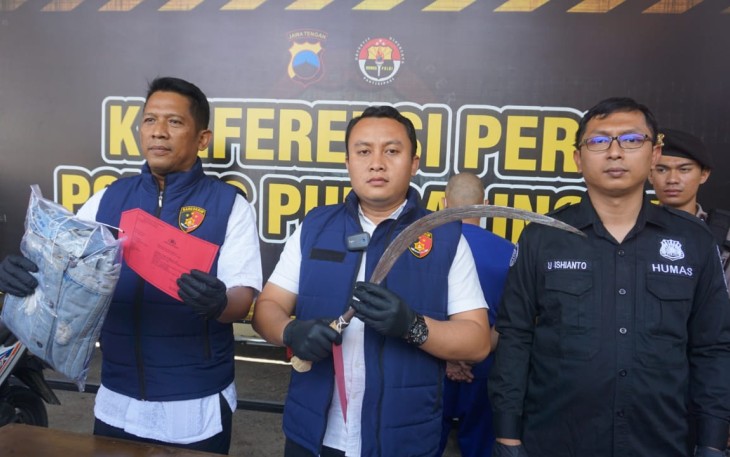Polres Purbalingga Ringkus Gangster Pelaku Pembacokan di Bojongsari 