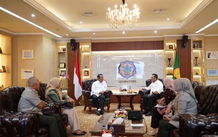 Gubernur Kepri Bahas Ketahanan Pangan dan Potensi Industri Pertanian Bersama Menteri Pertanian RI