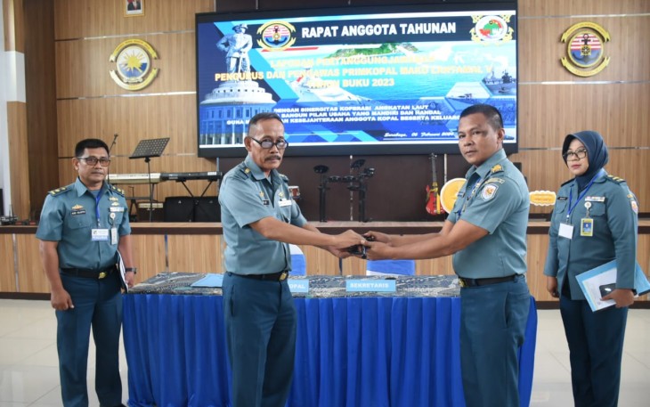 Primkopal Lantamal V seusai Gelar Rapat Anggota Tahunan