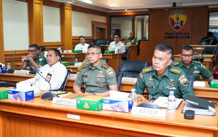 Rapat Koordinasi Teknis (Rakornis) TNI Manunggal Membangun Desa (TMMD) ke-121 TA. 2024