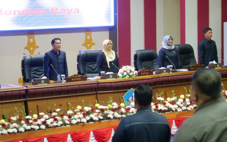 Plt Bupati Bintan Sampaikan Ranperda Perubahan Ketiga Sususan Perangkat Daerah