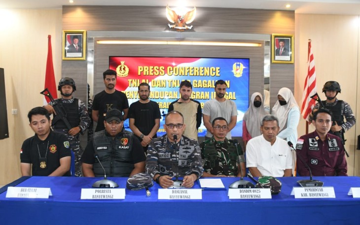TNI Kembali Gagalkan Penyelundupan Manusia di Perairan Banyuwangi