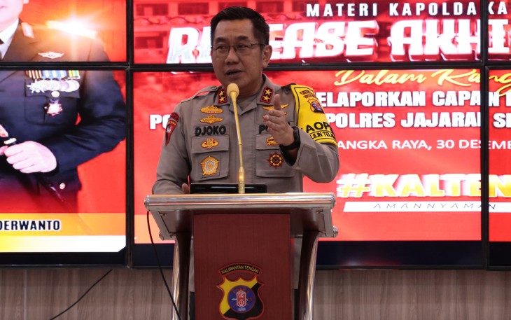 Kapolda Kalteng Irjen Pol. Drs. Djoko Poerwanto