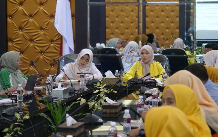 Rapat dipimpin langsung oleh Ketua LKKS Bintan Hafizha Rahmadhani dimana pembahasan difokuskan pada evaluasi program yang telah dilaksanakan pada tahun 2023 serta pemantapan program kerja pada tahun 2024