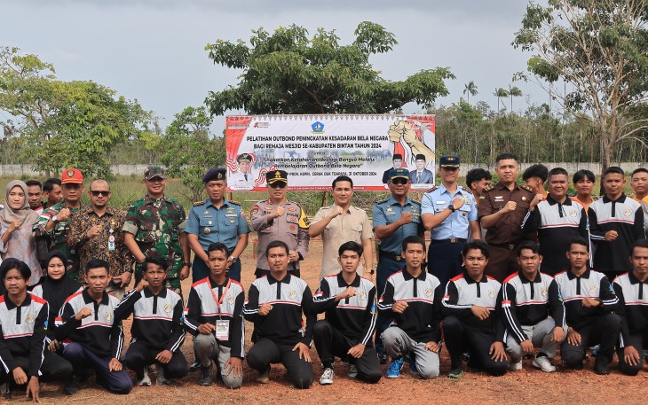 Remaja Masjid se Bintan Dibekali Pelatihan Bela Negara