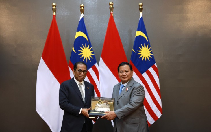 Menhan Prabowo Sambut Kunjungan Menhan Malaysia