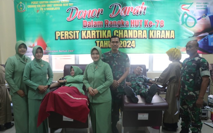 Kodim Tulungagung Gelar Donor Darah