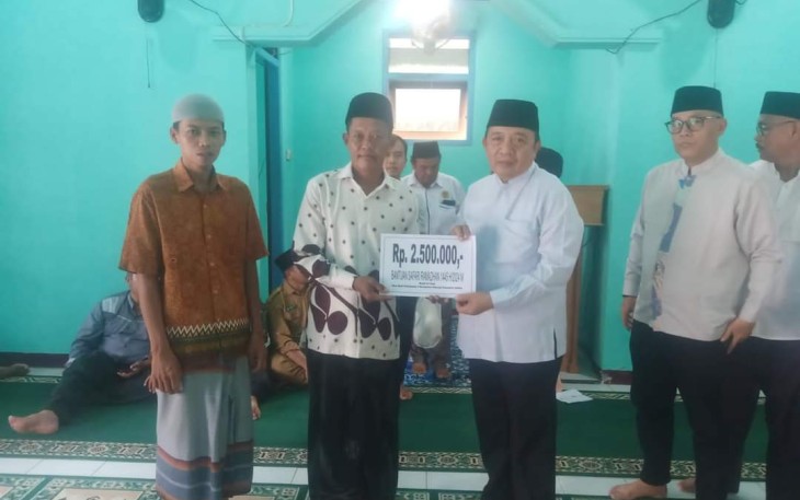 Wabup Seluma Safari Ramadan di Majid Al Fatah Desa Bukit Peninjauan II