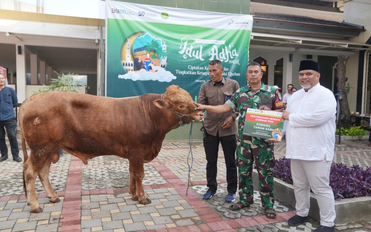 PGN Bagikan Hewan Qurban di Sekitar Wilayah Operasional