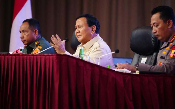 Pembekalan Menhan RI Kepada Capaja TNI-Polri Tahun 2024