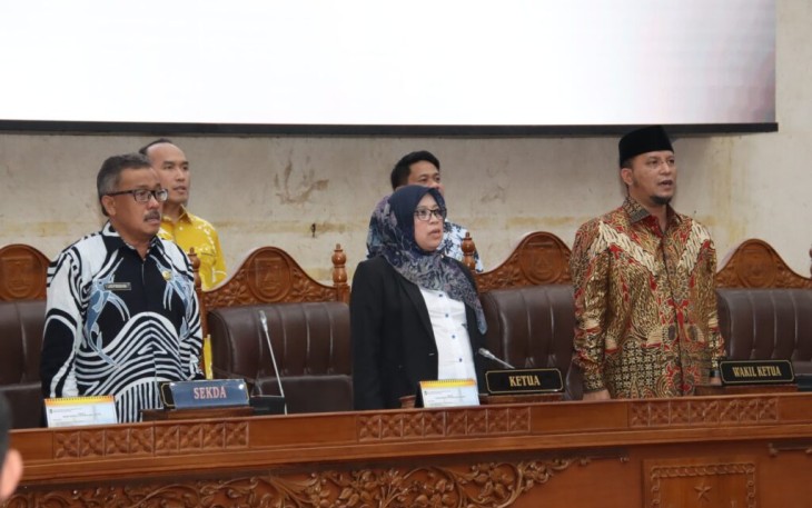 Rapat paripurna perdana, Kamis (5/9/2024) siang. 