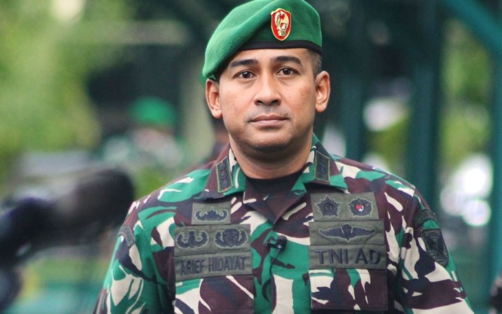Komandan Kodim 0418/Palembang Kolonel Czi Arief Hidayat, M.Han 
