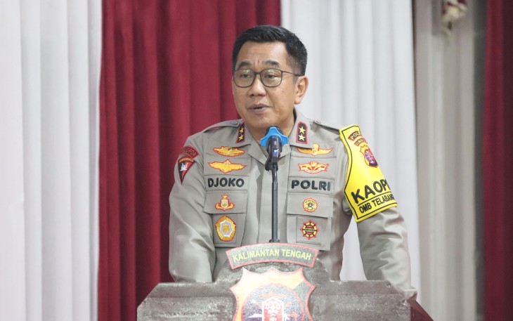 Kapolda Kalteng Irjen Pol Drs Djoko Poerwanto Melakukan Kunker ke Polres Barito Timur