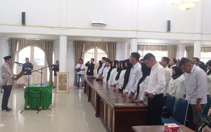 Pengambilan Sumpah Janji dan Pelantikan PPS se Kabupaten Pasaman