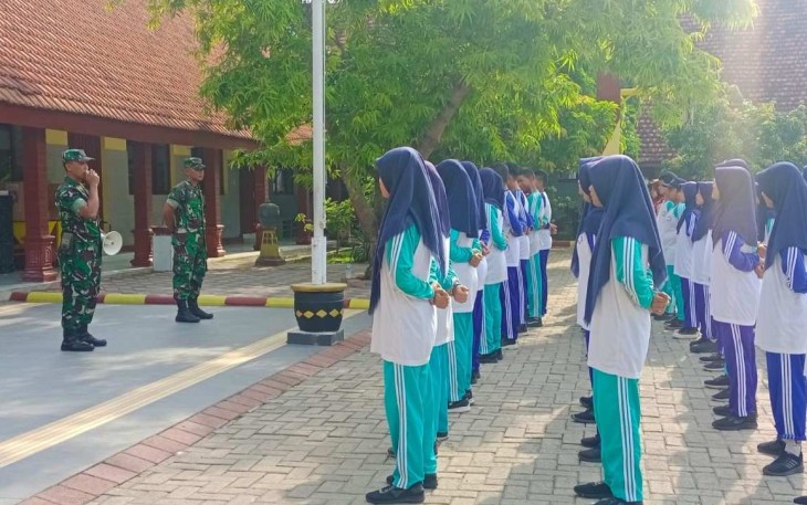 Wasbang pelajar di wilayah desa binaan 