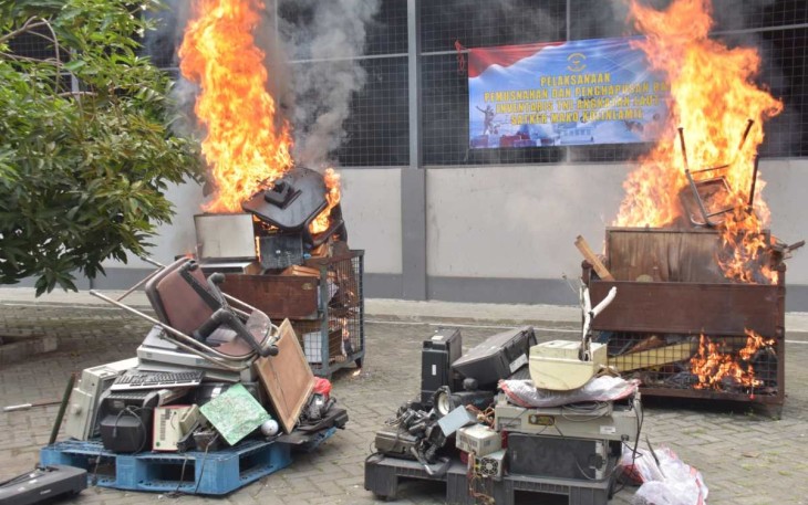 Pemusnahan dan Penghapusan BMN di Kolinlamil 