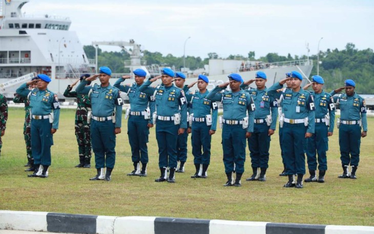 HUT Ke-78 Polisi Militer Angkatan Laut di Koarmada III 