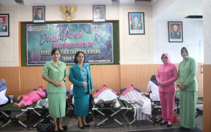 Bakti Sosial Donor Darah Kodim 0805/Ngawi