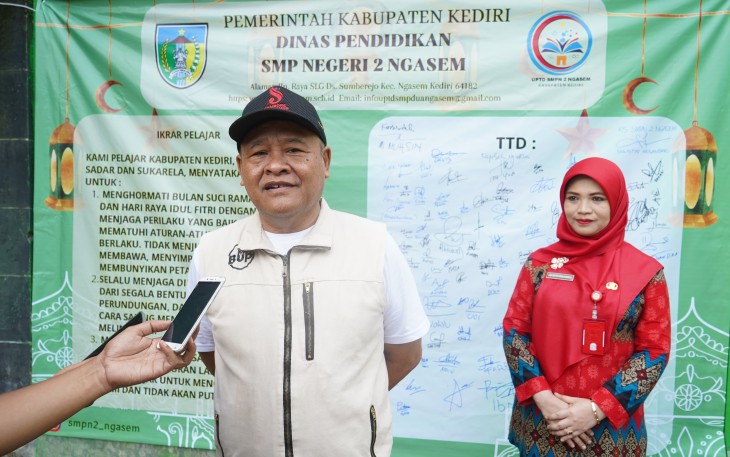 Kepala Dinas Pendidikan Kabupaten Kediri Mochamad Muhsin