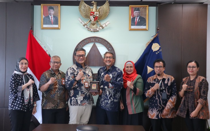 BSN Kunjungi BNPB Audiensi Program Pengembangan Standar Lingkup Kebencanaan 